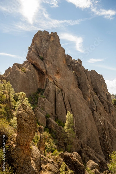 Fototapeta Pinnacle Rocks Formation On A Clear Day