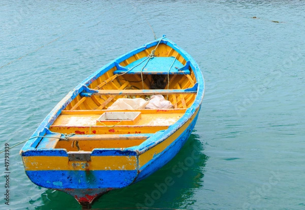 Fototapeta boat sal santa maria cape verde