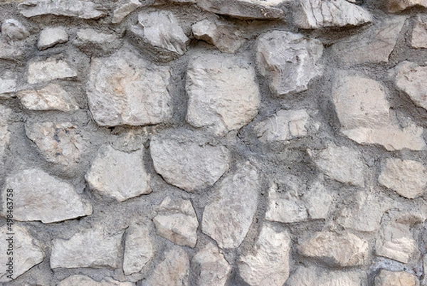 Obraz Texture of a stone wall. Old castle stone wall texture background