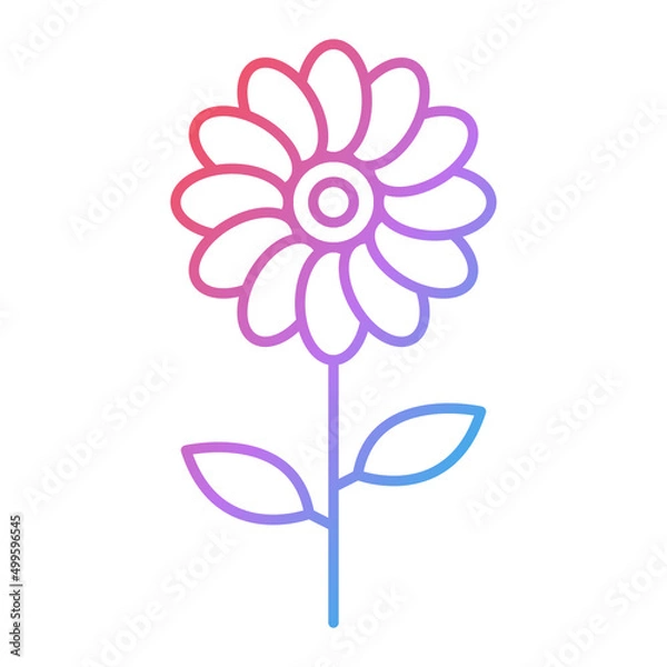 Fototapeta Flower Icon Design