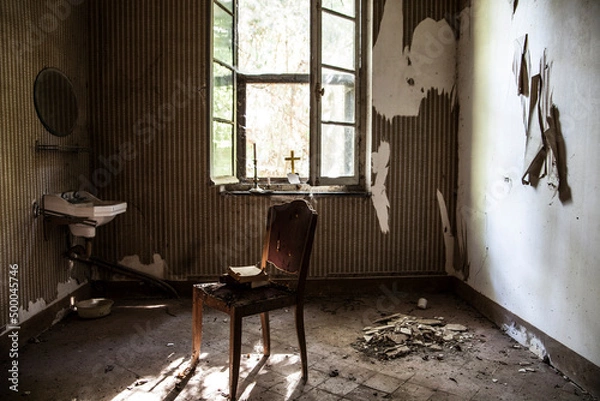 Fototapeta Photographie de maison abandonnée