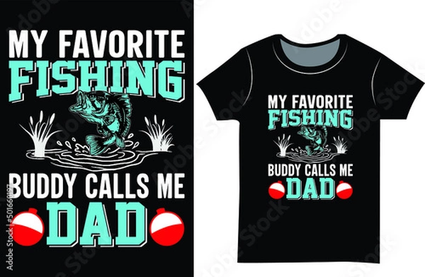 Fototapeta Father's day t shirt design. Father's day SVG t-shirt. Gift t shirt design.