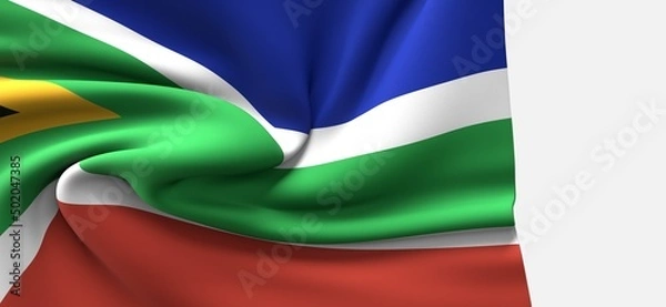 Fototapeta flag of south africa national