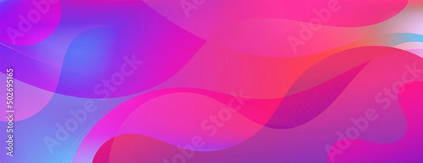 Fototapeta Abstract Colorful liquid background. Modern background design. gradient color. Dynamic Waves. Fluid shapes composition. Fit for website, banners, wallpapers, brochure, posters