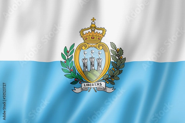 Fototapeta San Marino flag