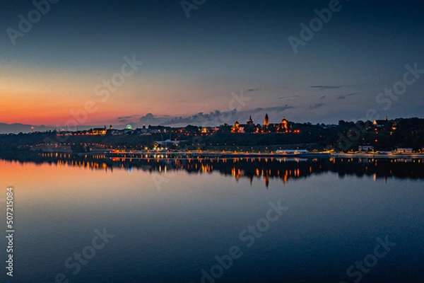 Fototapeta Panoramic view, Tumskie Hill, Płock, Poland