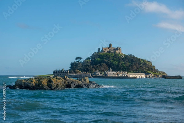 Fototapeta St Michael's Mount off the Coast of Cornwall