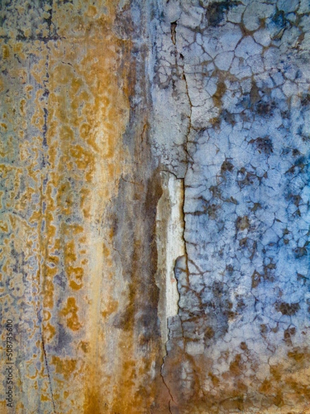 Obraz Old cracked concrete wall