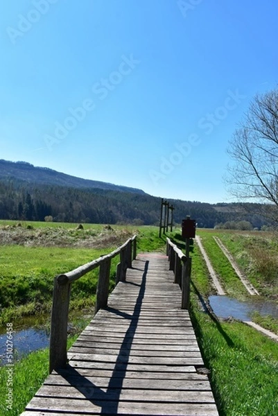 Fototapeta Natur - Felder - Panorama - Werratal