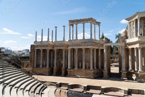 Obraz ruins of ancient Roman forum - Merida