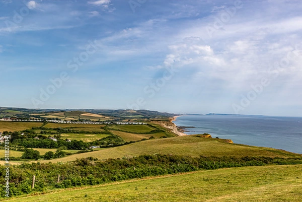 Fototapeta High Peak Landscape view of the coast