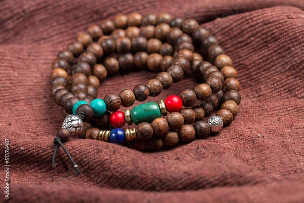 Fototapeta Buddhist beads