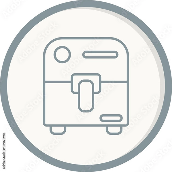 Fototapeta Air Fryer Icon