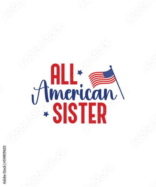 Fototapeta 4th of July svg bundle, svg bundles, clipart bundles, silhouette file, cricut file, clipart, party in the usa svg bundle, usa svg bundle