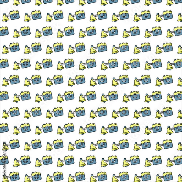 Fototapeta seamless pattern with monsters