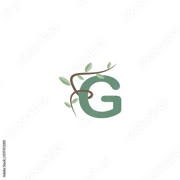 Fototapeta  letter G  logo vector illustration design