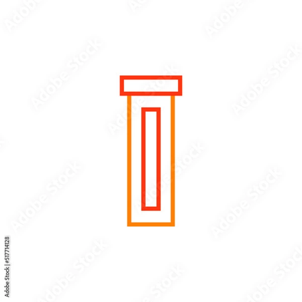 Fototapeta pills box vector for website symbol icon presentation