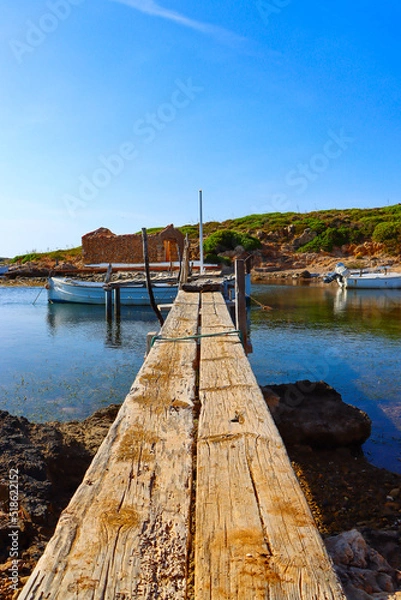 Fototapeta Sanitja Port - Menorca