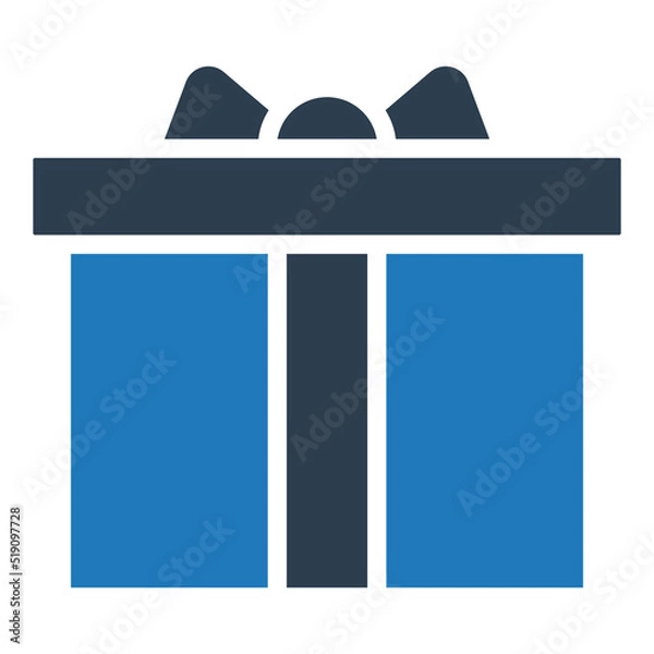 Fototapeta Gift box Vector icon which is suitable for commercial work

