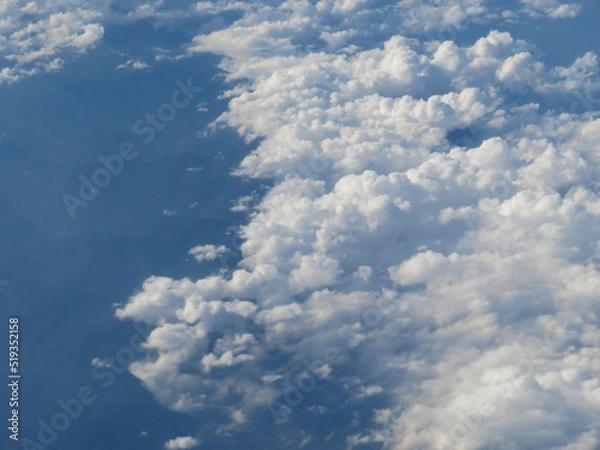 Fototapeta blue sky with clouds