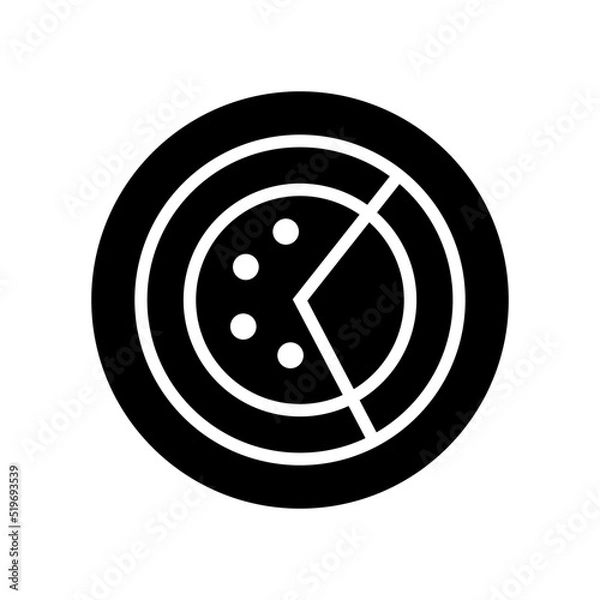 Fototapeta radar icon or logo isolated sign symbol vector illustration - high quality black style vector icons
