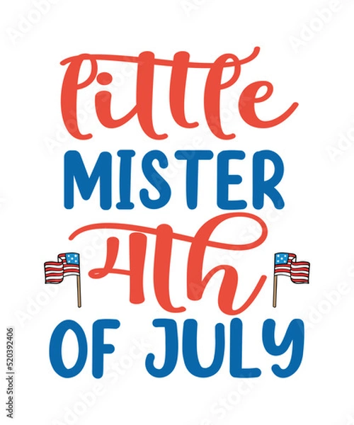 Fototapeta 4th of july shirt designs