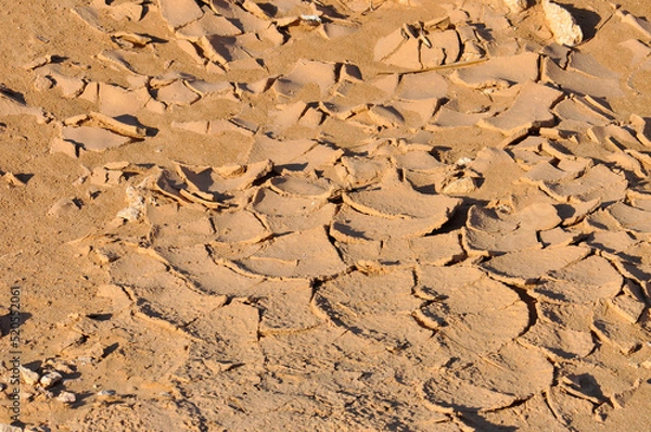 Fototapeta Unusual view of the Egyptian desert