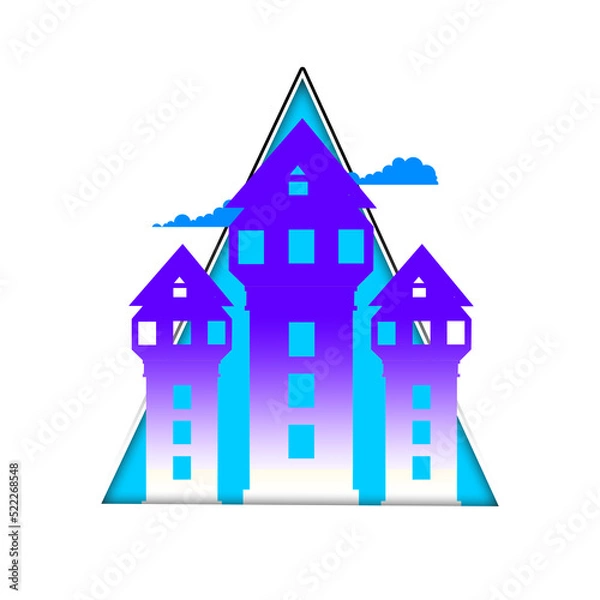 Fototapeta Vector Buildings Clipart