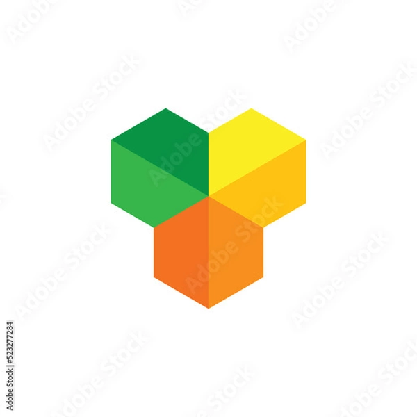 Obraz colorful cube puzzle