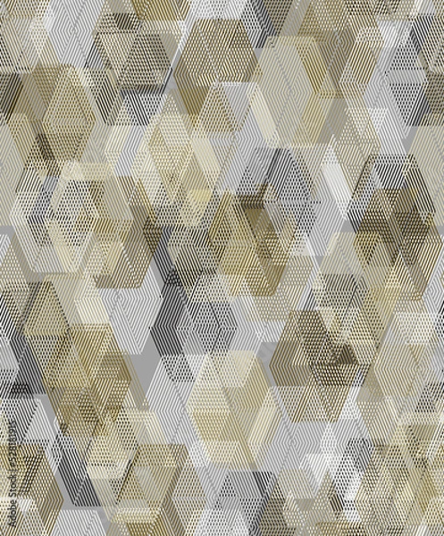 Fototapeta hexagon pattern background.Abstract future background with hexagon pattern