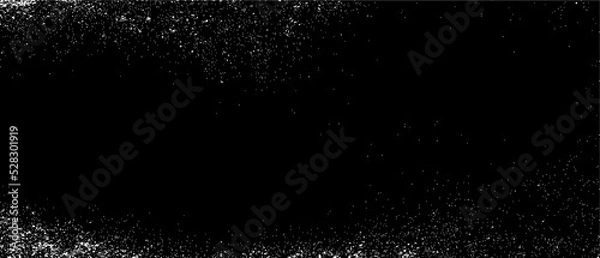 Obraz Dark grunge urban texture vector. Distressed overlay texture. Grunge background. Abstract obvious dark worn textured effect. Vector Illustration. Black isolated on white. EPS10.