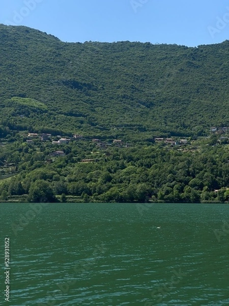 Fototapeta lake and mountains