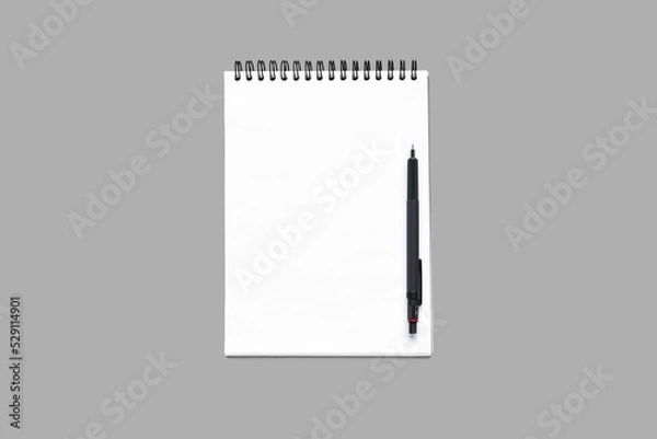 Fototapeta Paper notebook Mockup. Notebook Mockup. Blank notebook for writing.