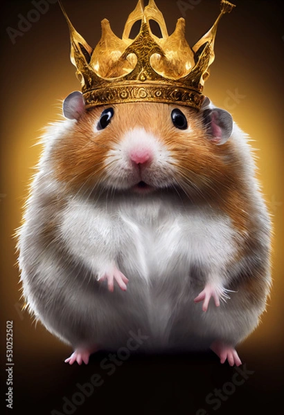 Fototapeta long life the king hamster