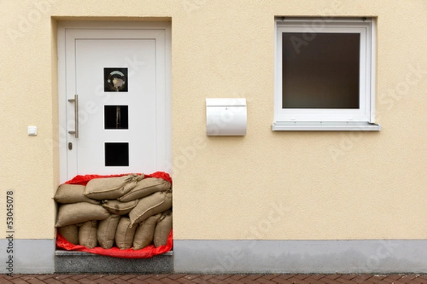 Fototapeta Hochwasser