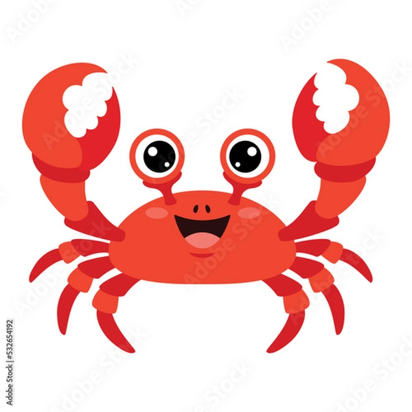 Obraz Cartoon Drawing Of A Crab