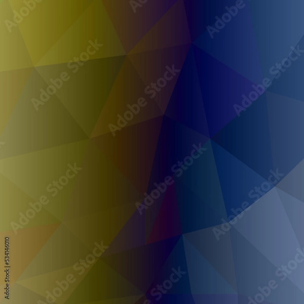 Fototapeta Triangular style abstract background - Illustration