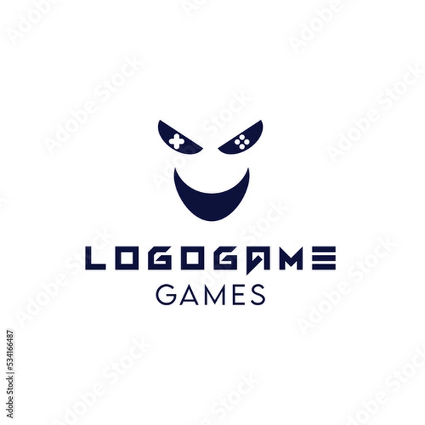 Fototapeta ghost game logo design for esport team or company game