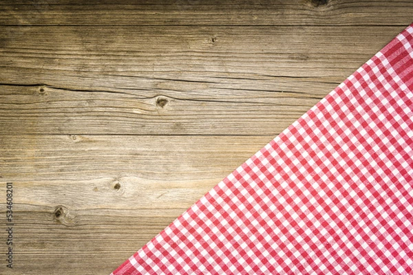 Obraz old kitchen table with empty space