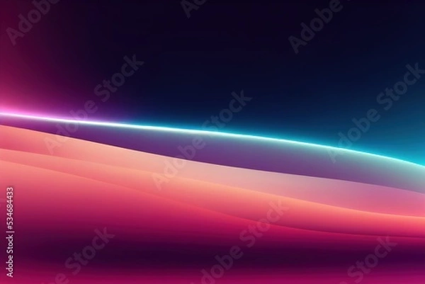 Fototapeta Colorful abstract background with waves art pattern