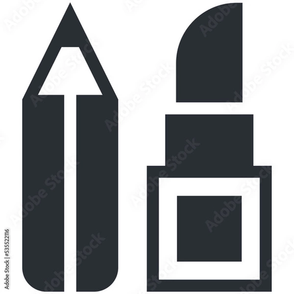 Fototapeta Lipstick Vector Icon