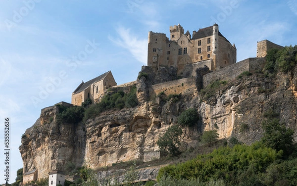 Fototapeta the castle of Beynac in the Dordogne area in France