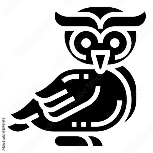 Fototapeta owl icon