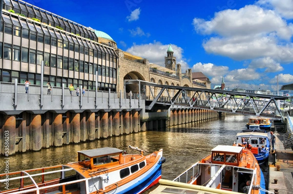 Fototapeta Hamburger Hafen.