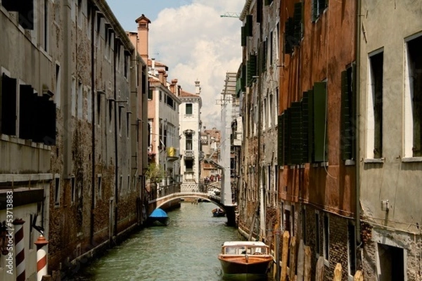 Fototapeta Kanal in Venedig