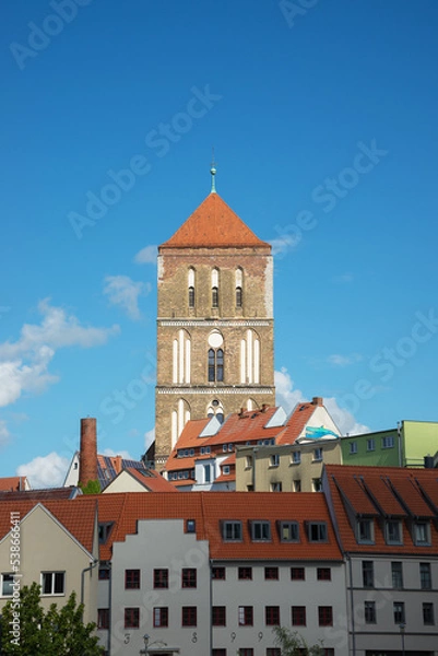 Fototapeta  Rostock Hafen Speicher Stadt