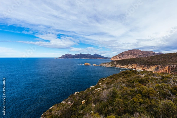 Fototapeta Cape Tourville in Freycinet Tasmania Australia