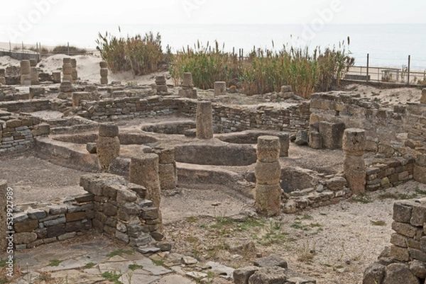 Obraz Baleo Claudia - Roman ruins in Bolonia, Andalusia, southern Spain