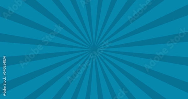 Fototapeta blue gradient ray line pattern background