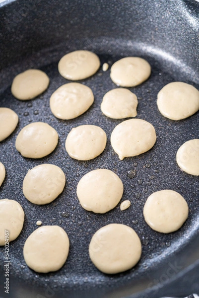 Fototapeta Mini pancake cereal